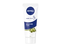 Nivea Moisture Care Olive, Gräddvit, Unisex, Alla Hudtyper, Fuktgivande, 100 Ml, Aqua, Glycerin, Cetearyl Alcohol, Glyceryl Stearate, Cetearyl Isononanoate, Hydrogenated...