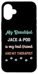 Coque pour iPhone 16 Plus Jack-A-Poo Jackapoo Chien Papa Maman Ami et Thérapeute