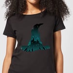 Harry Potter Sorting Hat Silhouette Women's T-Shirt - Black - XXL