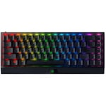 Pelinäppäimistö, Razer BlackWidow V3 Mini HyperSpeed, keltainen kytkin, musta