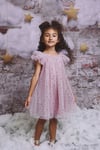 DOLLY BY LE PETIT TOM stars & moon Tulle fairy dress – dusty violet - newborn