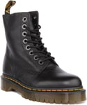 Dr Martens Pascal Thick Sole Soft Leather Platform Womens Boot Black UK 3 - 12