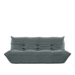 Ligne Roset - Togo Large Settee Without Arms, Fabric Cat. A Alcantara Chic - Michel Ducaroy - Grå