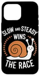 iPhone 16 Pro Max Snail Slow And Steady Wins The Race Snails Case