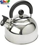 Camping  Whistling  Kettle  Large  2  L  Stovetop  Kettles  for  Gas  Stove  or