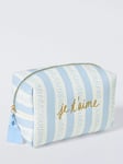 John Lewis Archive Je T'Aime Wash Bag, Blue