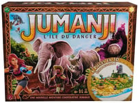 Jumanji Stampede cooperative board game, 3D adventure game based on the action-comedy film, family game night for kids and adults ages 8 & up