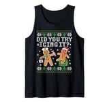 Funny Gingerbread Nurse Doctor Cookie Did You Try Icing It Tank Top