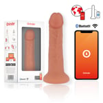 ONINDER - SMALL BOGOTÁ VIBRATOR DILDO 9 SPEEDS NATURAL 22 CM -O- 4.5 CM - FREE APP