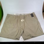 Levis XX Cord Chino Shorts Mens 5XL Waist 56 Sand Beige EZ Corduroy Cotton NEW