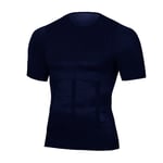 Monerffi Hommes Corps Tonifiant T-Shirt Corps Shaper Posture Corrective Chemise Minceur Ceinture Ventre Abdomen Gros Brûlant Compression Corset