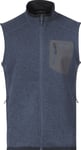 Bergans Men's Kamphaug Knitted Vest  Granite Blue, S