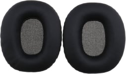 Paire De Coussinets Compatibles Avec Marshall Monitor Headphones Coussinets D'Oreille En Mousse De Cuir Protéiné De Remplacement Accessoires De Réparation De Casque Noir[QUE073689]