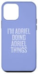 Coque pour iPhone 12 mini Je suis Adriel qui fait Adriel Things Funny Vintage