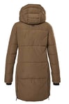 G.I.G.A. DX Femme Veste d'hiver/parka fonctionnelle aspect duvet avec capuche GW 15 WMN QLTD PRK, camel, 42, 39838-000