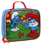 OFFICIAL THE SMURFS EMBOSSED INSULATED COOLER LUNCH BAG BOX NEW WITH TAGS