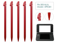 5 x Red Stylus for Nintendo 3DS XL/LL Plastic Stylus Replacement Parts Pen part