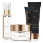 Eclat Skin London Womens 24K Gold Eye Cream + Collagen Serum + Day + 24K Black Peel-Off Mask 24K - One Size