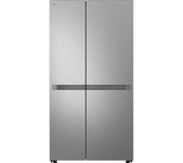 LG NatureFRESH GSBC40PYPE American-Style Fridge Freezer - Prime Silver, Silver/Grey