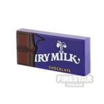 Custom Printed Tile 1x2 Dairy Milk Chocolate