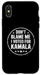 iPhone X/XS Pro Kamala Harris Distressed Vintage Design Tee Case