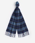 Barbour Écharpe New Check USC0001 Midnight Tartan TN54 TU Unisexe FW24/25