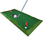 (150x300cm)Indoor Putting Practicing Putter Simulator Training Mat RL