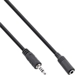 InLine 99308F Jack Adaptor Cable 4-Pin 2.5 mm Male / 4-Pin 3.5 mm Female 3 m