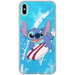 ERT GROUP Coque de téléphone Portable pour Apple Iphone X/XS Original et sous Licence Officielle Disney Motif Stitch 003 Parfaitement adapté à la Forme du téléphone Portable, Coque en TPU