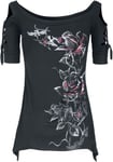 Alchemy England Bleeding Rose T-Shirt black