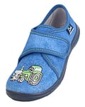 Beck Garçon Traktor Chaussons Bas, Bleu, 35 EU