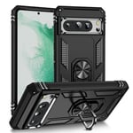 Google Pixel 8 Pro      Military Armour Ring Case    Black