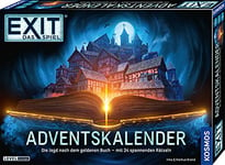 KOSMOS 681951 Exit Advent Calendar 2021, The Hunt for the Golden Book, with 24 Exciting Puzzles from 10 Years, Escape Room Game before Christmas, for Children, Teenagers and Adults (German version) Amazon Exclusive