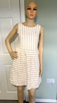 Tommy Hilfiger Girl's Fluro Fine Stripe Dress, 176 cm / 16 Years