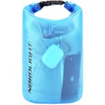 Sac Étanche 15L Dry Bag - (Bleu) Sac Imperméable avec Fermeture Roll Top Et Bandoulière | Natation, Plage, Canoë, Stand Up Paddle, Plongée