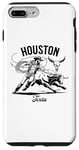 Coque pour iPhone 7 Plus/8 Plus Houston Texas Rodeo Bull Rider Steer Wrangler Cowboy