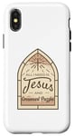 iPhone X/XS I Love Jesus and Crossword Puzzles Lover Christian Case