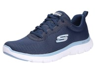 Skechers Femme Flex Appeal 4.0-Brilliant Vie Basket, Bleu Marine, 43 EU