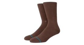 Chaussettes stance icon crew marron