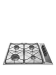 Hotpoint Pan642Ixh 58Cm Wide Built-In Hob With Fsd - Stainless Steel - Hob With Installation