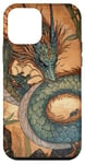 Coque pour iPhone 12 mini Tiges de bambou Dragon Puissant Art Asiatique Folklore