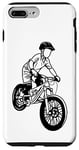 Coque pour iPhone 7 Plus/8 Plus Vélo de montagne Garçon Amoureux du vélo de montagne