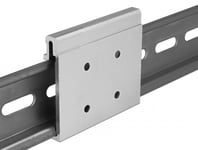 DELOCK – Aluminium Mounting Clip for DIN Rail (4 mounting holes) (65992)