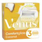 Gillette Pièces de Rechange Venus Lady 3 Pièces Noix de Coco Fabriqué en Italie