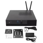 Mini-PC, neliytiminen 8 Gt 128 Gt:n tuki 4096x2160 60 Hz:n minitietokone kahdella WIFI-jäähdytystuulettimella Windows11:lle 100–240 V UK Plug