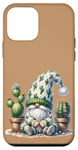 Coque pour iPhone 12 mini Grumpy Cactus Dad Gnome With Succulent Pots For Cactus Lover