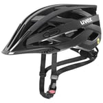 uvex i-vo CC MIPS Casque de vélo Unisex-Adult, All Black Matt, 52-57 cm