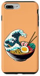 Coque pour iPhone 7 Plus/8 Plus Ramen japonais Rétro La Grande Vague Hokusai