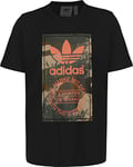 adidas Camo Tongue Graphic Tee Short pour Homme XL Noir