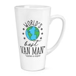 World's Best Van Man 17oz Large Latte Mug Cup Funny Favourite Courier Driver